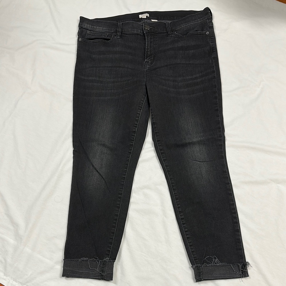 J. Crew Women's Black Jeans